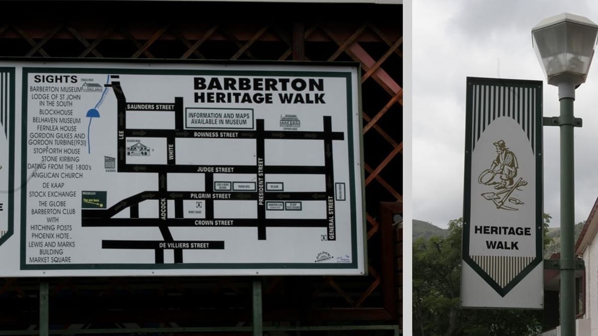 Step into Barberton's past on the heritage walk