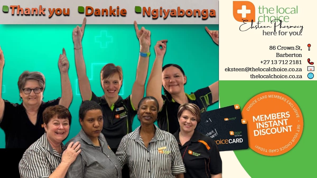 The Local Choice Eksteen Pharmacy, your first stop for community health