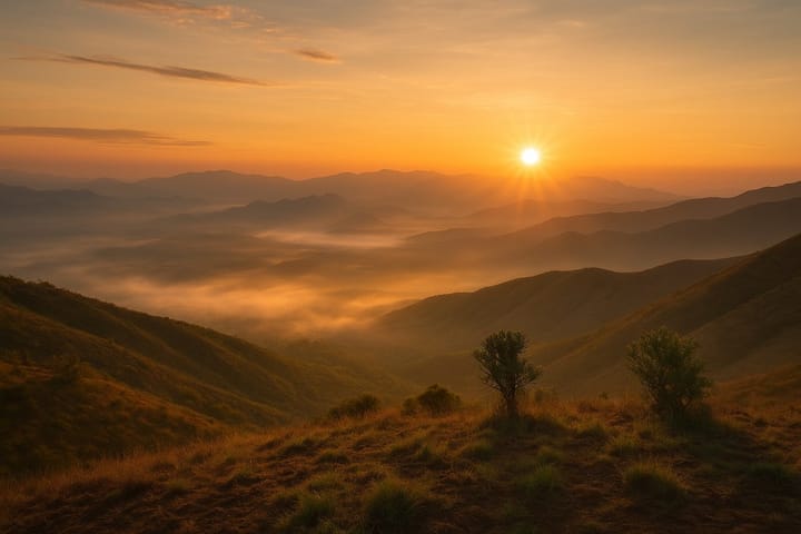 Autumn whispers through the valley