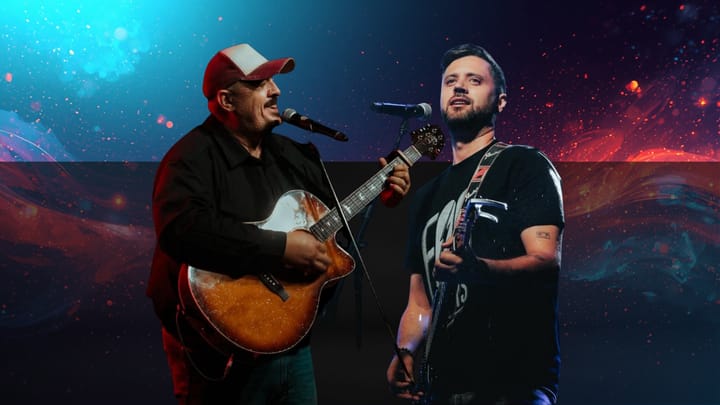 Kris Ray en Coenie Naudé gooi hul klanke saam vir die fees